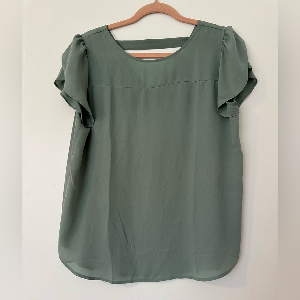 LOFT Sage Green Women's Blouse